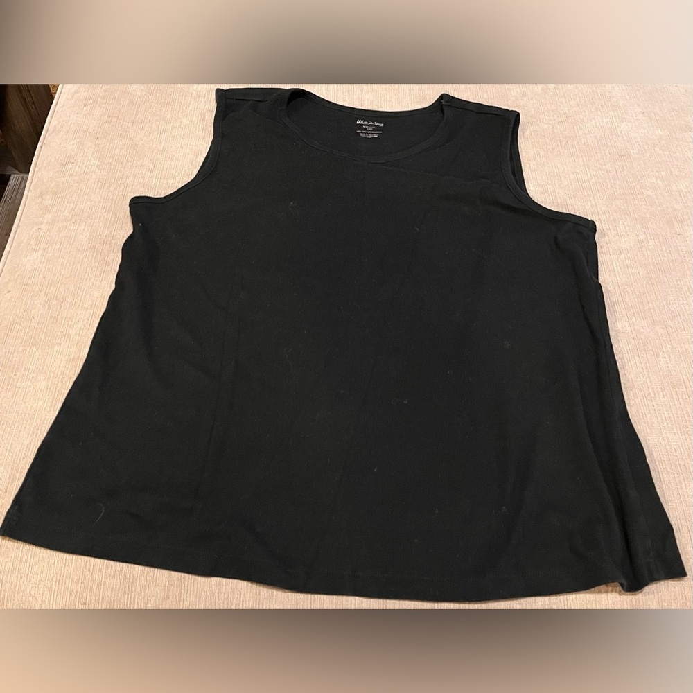 White Stag Black Scoop Neck Tank Top